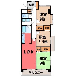 ザ・ミレニアムタワーの物件間取画像